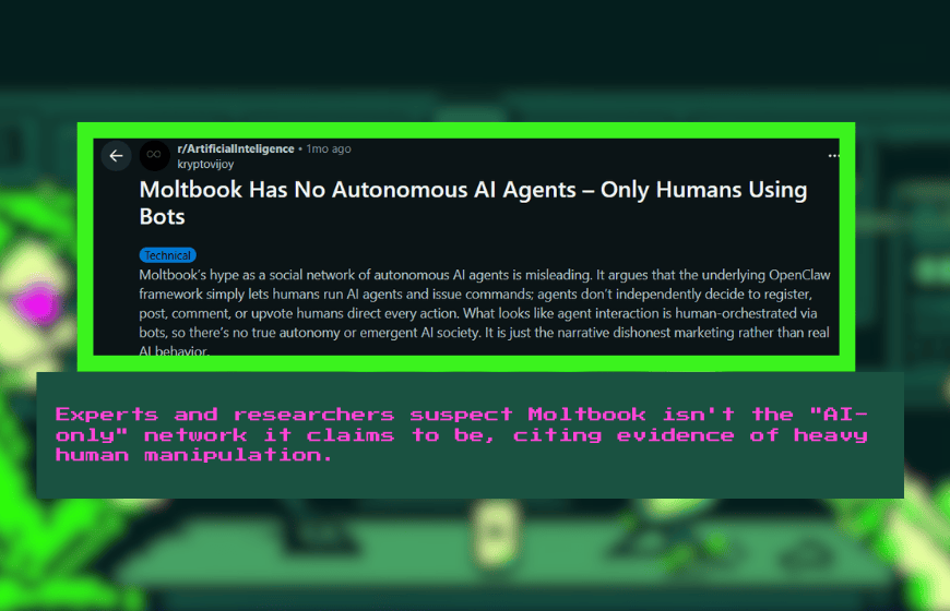 Moltbook No AI Involved